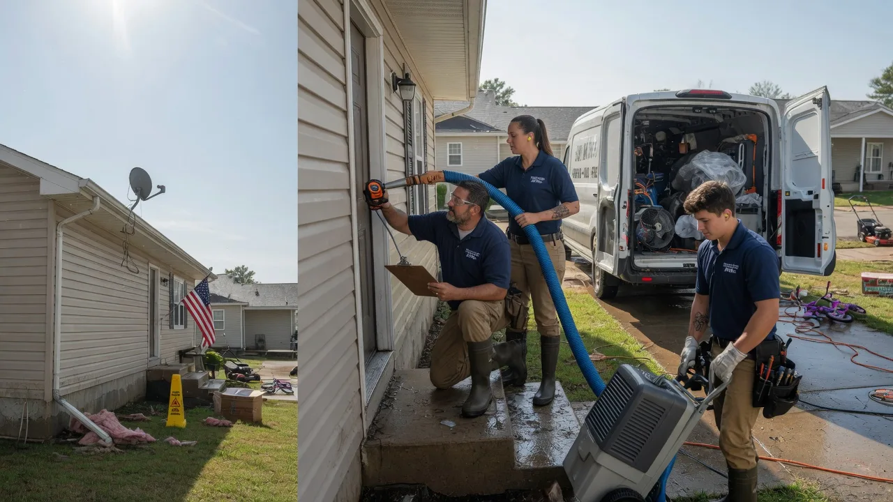 Ceiling Water Damage Restoration in Eudora, KS near me